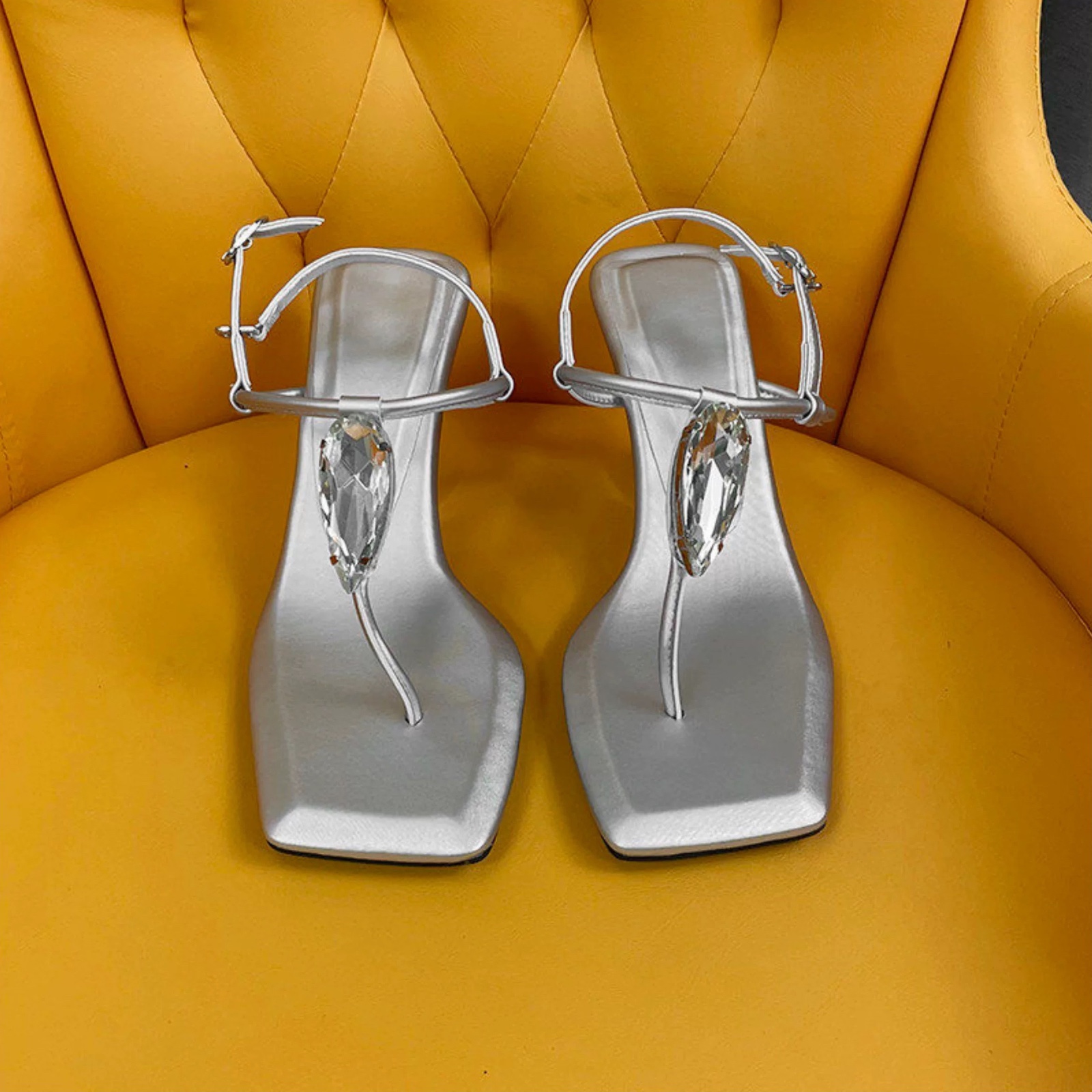 Summer Clothing Stores - Jewel One Strap Sandals Summer New