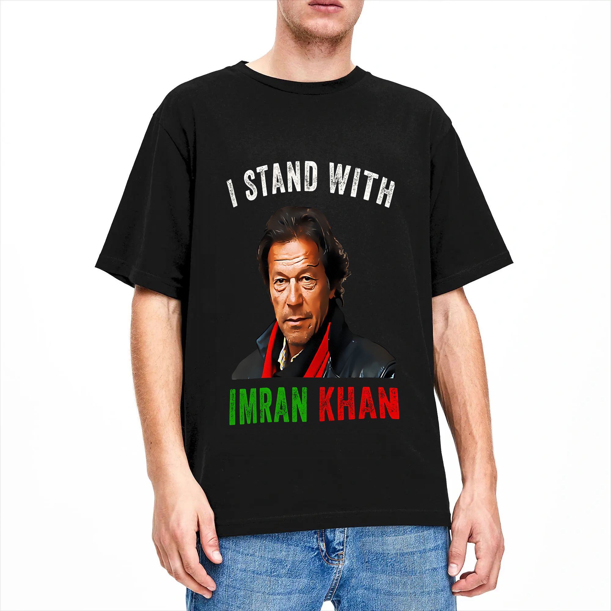 Men's T Shirt I Stand With Imr - Summer Clothing Pakistan review and price