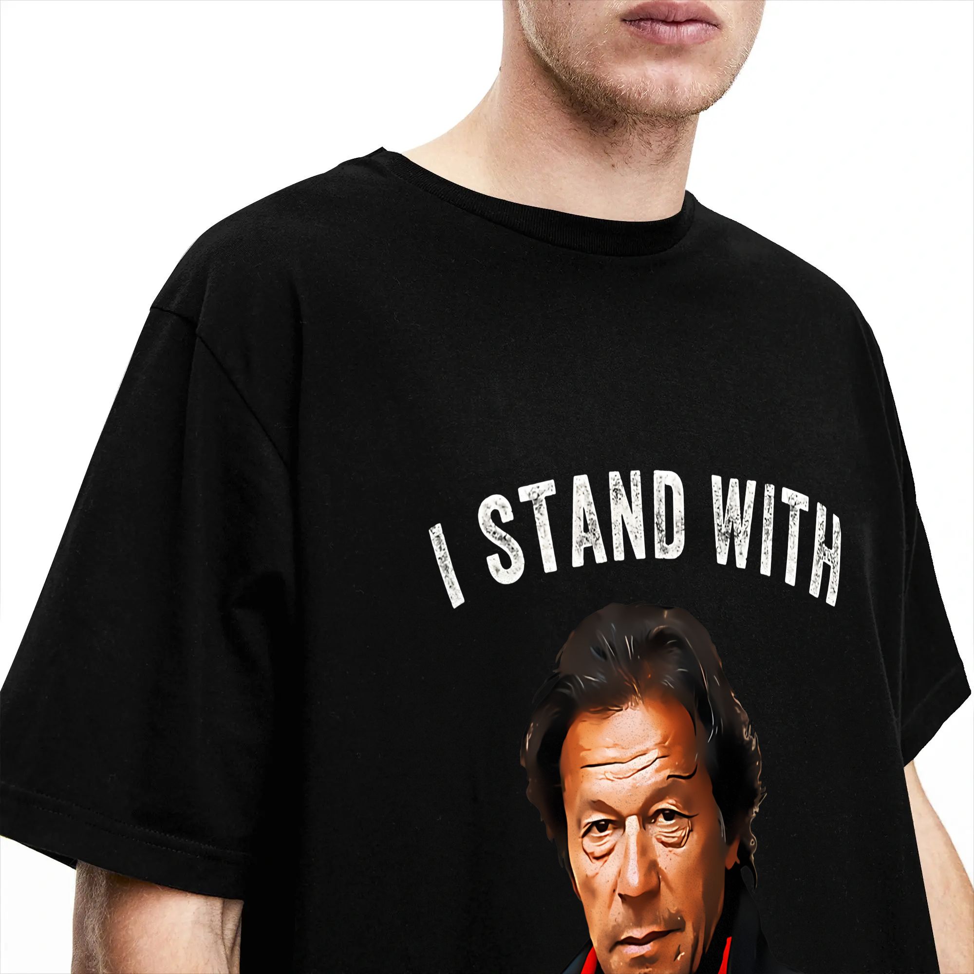 Men's T Shirt I Stand With Imr - Summer Clothing Pakistan review and price