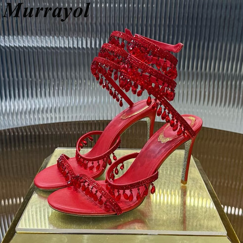 Sandals Ankle Snake Shaped Str - Summer Clothing Stores review and price